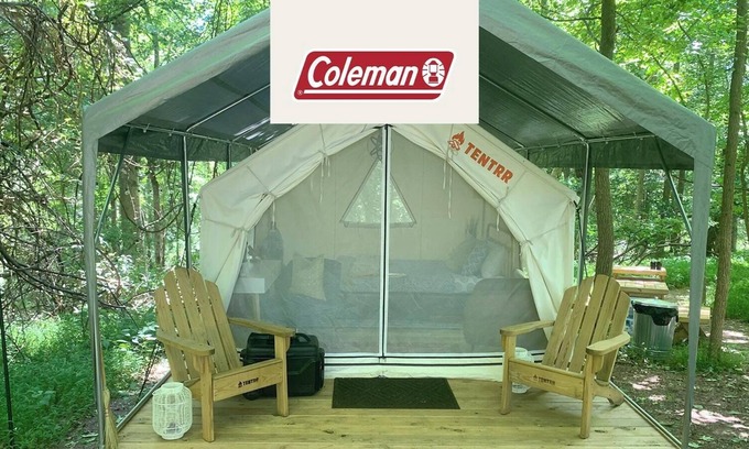 Pisgah RV Rental | Tentrr Signature Site - Barbara's Serenity - Coleman Outfitted Site