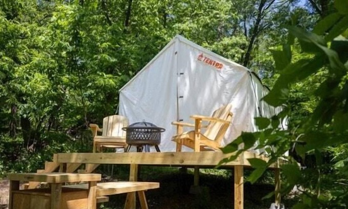 Thurston County RV Rental | Tentrr Signature Site - Hackberry Campsite 2