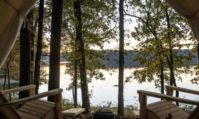 McComb RV Rental | Tentrr State Park Site - Mississippi Percy Quin State Park - Eastside Lakeview B