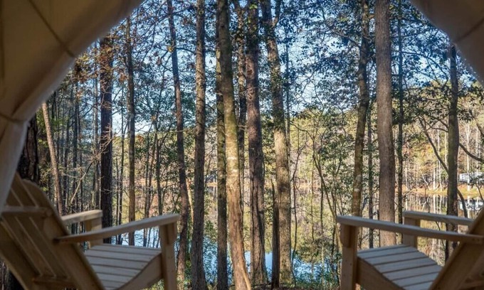 Quitman RV Rental | Tentrr State Park Site - Mississippi Clarkco State Park - Lakeview C - Single Ca