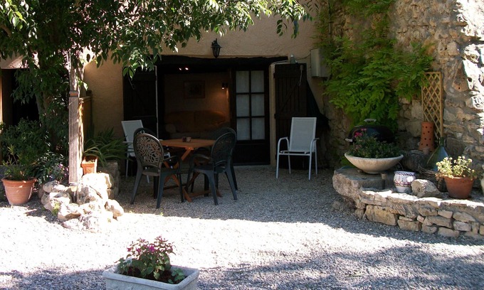 Lorgues Apartment | The 10m x 5m pool is shared as is the large natural garden
