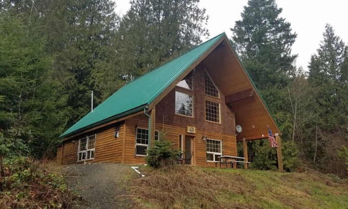 Randle Cabin | The Adams Chalet perfect for family or friends. Pet-friendly, Hot tub, WIFI, AC
