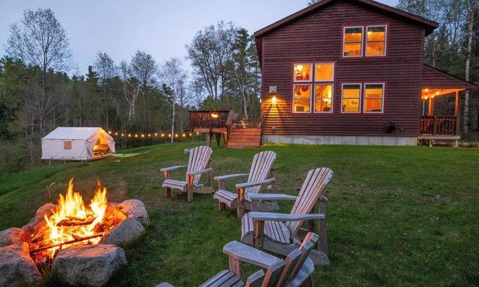 Elizabethtown Cabin | The Branch - secluded mountain lodge with hot tub