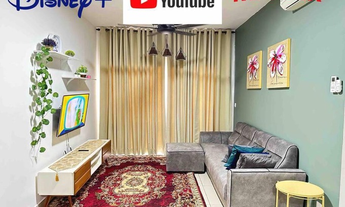 Kajang Apartment | The Cozy@Southville, Bangi (Netflix/Disney+/Pool)