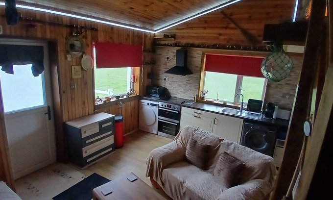 Saula Apartment | THE DEN, BELMULLET: Stables studio apartment. Mezzanine. Tranquil and Rural
