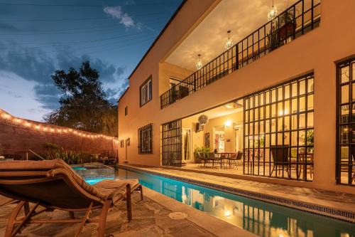 San Miguel de Allende House | The Happy House PrivateJacuzzis LapPool Gym SteamRoom PingPong PoolTable MediaRoom