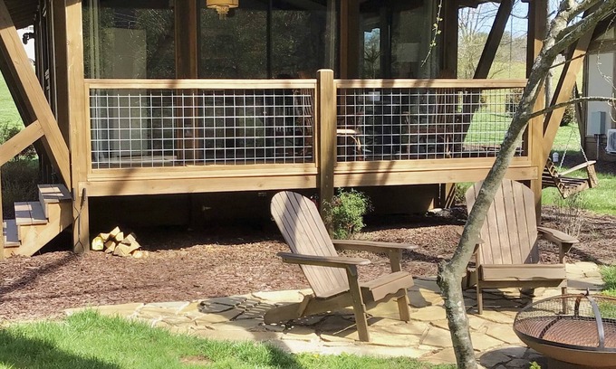 Alexander Cottage | The Makenzee at Ridgeview. Asheville rental! Luxurious Glamping!