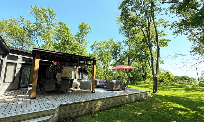 Amherstburg Cottage | The NEST-an upscale beach cottage in Holiday Beach Conservation Area