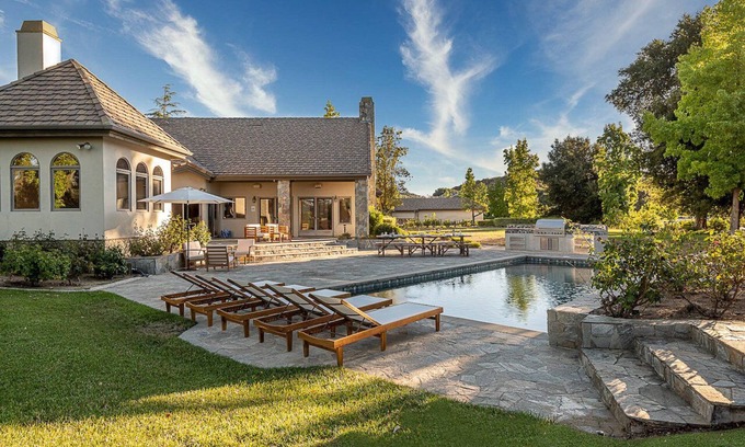 Murrieta House | The Oaktree Estate by Fieldtrip | 7 Acre Private Resort with Lake, Pool & Vineyard