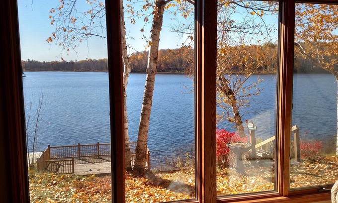 Millersburg Cottage | The Point at Ocqueoc - Quiet Ocqueoc Lakefront Two Bedroom Cottage