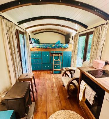 Three Cocks House | The Railway Carriage - Blue