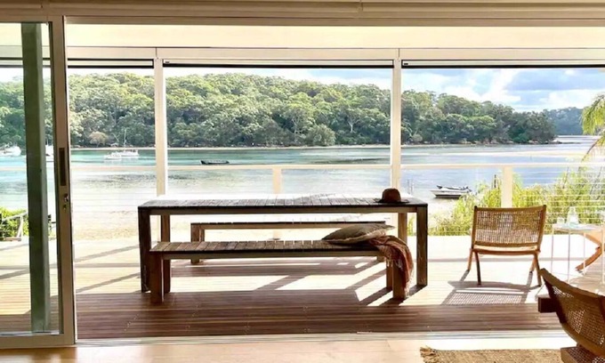 Maianbar House | The Sandbar House, Royal National Park NSW, waterfront beach house