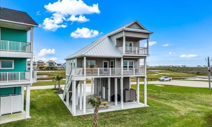 Pointe San Luis House | The Spoonbill at West Bay ~ Pointe West Bay view!