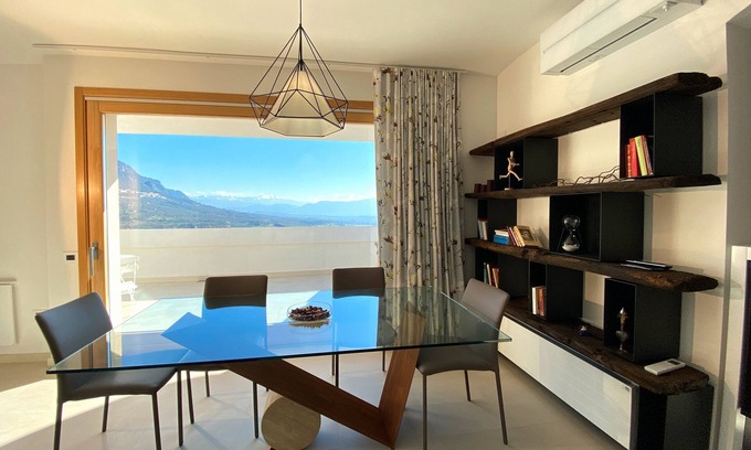 San Gemini Apartment | The Terrace on the Hill, breathtaking scenery