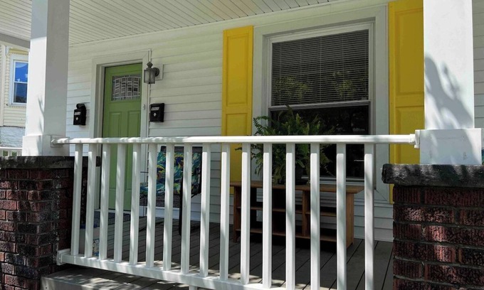 West Hill House | The Yellow-Shuttered House apt B