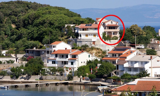 Kampor Apartment | Three bedroom apartment with terrace and sea view Kampor, Rab (A-5034-a)