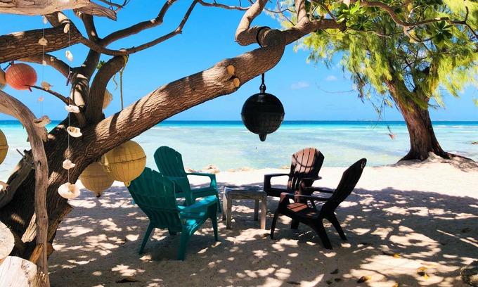 Tuherahera Bed & Breakfast | TIKEHAU - Hina Blue Room