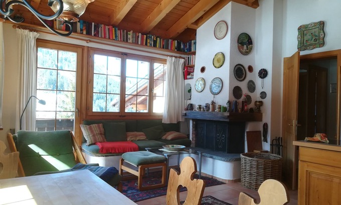 Litziruti House | Time to relax - Wonderful apartment with balcony and fireplace