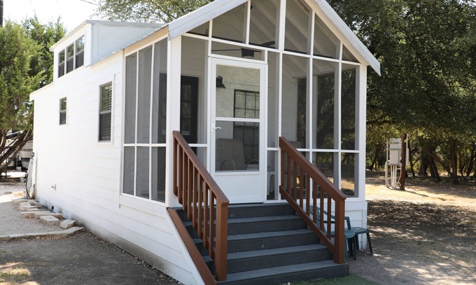 Liberty Hill Cabin | Tiny Home nestled along the San Gabriel River.