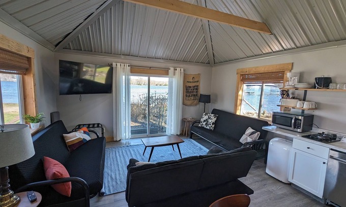 Stow Cottage | Tiny House #1 - Lakefront, Spacious, & Modern "Tiny Home" with 2 bdrms & 1 bath