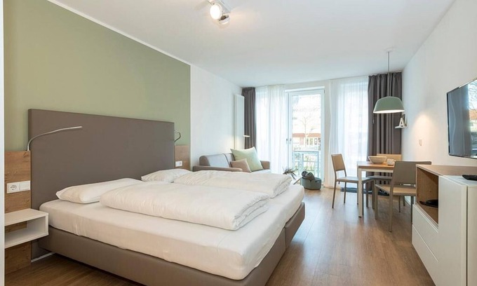 Langeoog Apartment | Tolles, Strandnahes Apartment mit Sonniger Süd-terrasse und Saunabereich im Haus