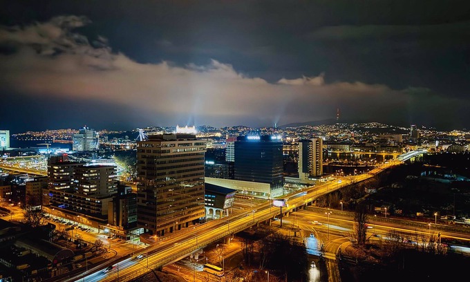 Bratislava Apartment | TOP City View from 23rd Floor Apartment