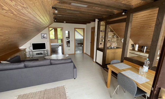 Durrholz Apartment | Top floor apartment with views over the fields