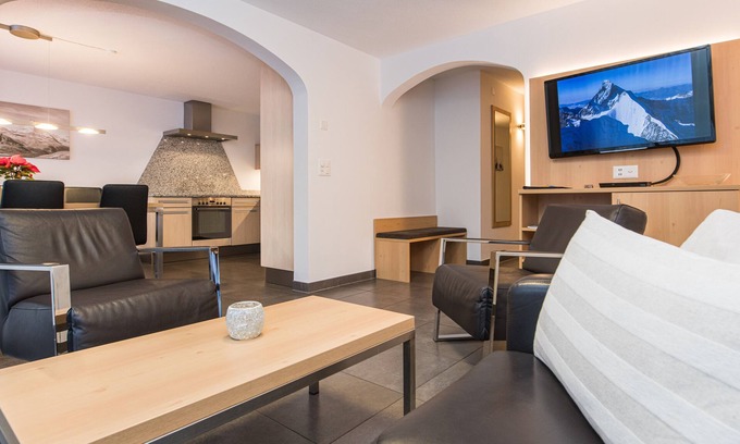 Zermatt House | Top vacation apartment for families, large play and sunbathing area, central and quiet