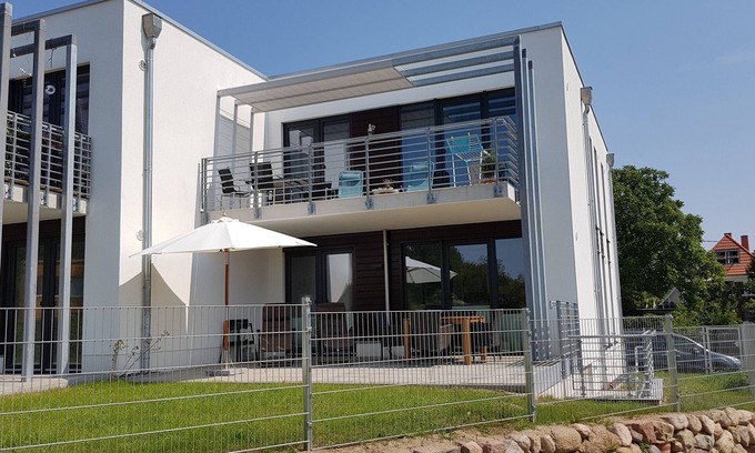 Altefaehr Apartment | Top vacation apartment near the beach with a great view of the water and Stralsund
