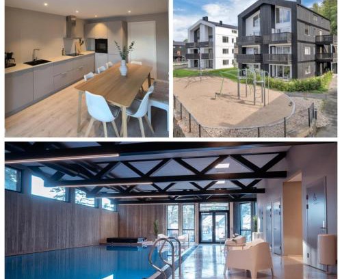 Ny Hellesund Apartment | Toppleilighet i Søgne med innendørs basseng