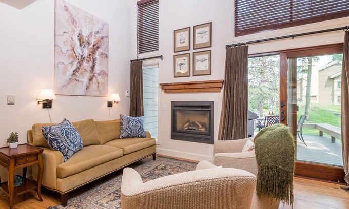 Elkhorn Village House | Townhome with Patio, Decked Area with Outdoor Furniture, and Outdoor Grill