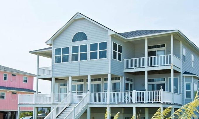 The Point House | Townsend, Oceanfront Ground Level Apartment in Emerald Isle, NC!