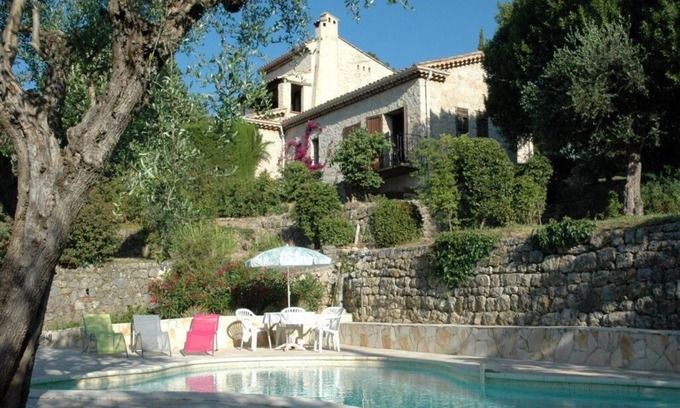 Magagnosc Villa | Traditional Provençal farmhouse w/pool, 5000-m2 garden, absolute calm, view