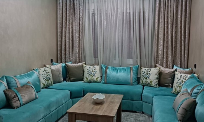 Mediouna Apartment | Tranquil 2 bedrooms with salon apartment neargrand stadium Ibn batouta Tanger