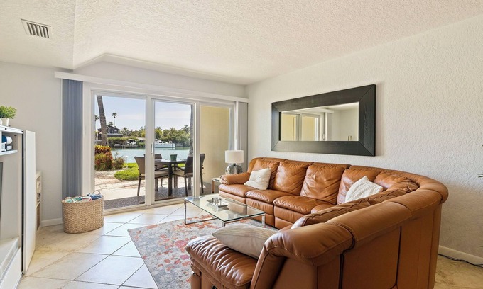 Capri Isle Condo | Treasure Island Waterfront Condo on Peaceful Isle of Capri