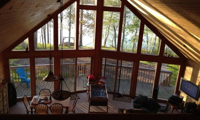 Trego Cabin | Trego - 3000 Square Feet of beautiful, spacious living on Matthews Lake.