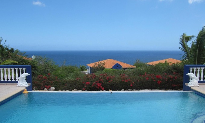 St. Marie House | Tropical Oasis- Large private pool, sea views, surrounded by gardens