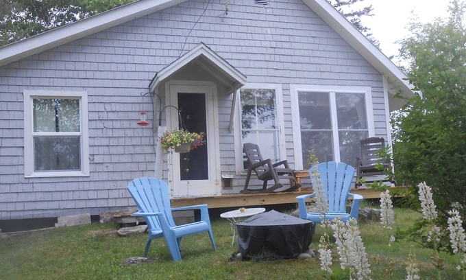 Gouldsboro Cottage | 'Tugwassa' On Downeast Jones Pond- poet's cottage with wi-fi