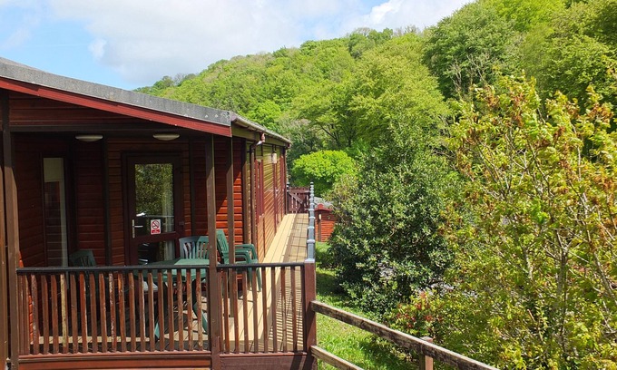 Barbrook Cabin | Two bedroom lodge within walking distance of Lynton Centre. Free fishing onsite