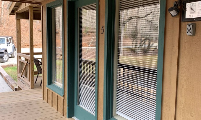 Rabun Gap House | Two Queen Beds with Queen Sleeper Sofa, One Bathroom overlooking Lake