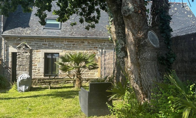 Beg-Meil House | Typical Breton house "Ty Breizh" Beg Meil Fouesnant plage des oiseaux