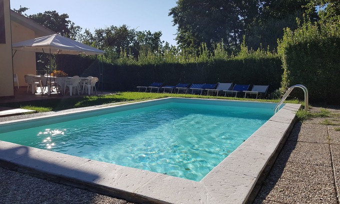 Montecarlo Villa | Typical Tuscan villa with pool, near Lucca. Beautiful panoramic terrace