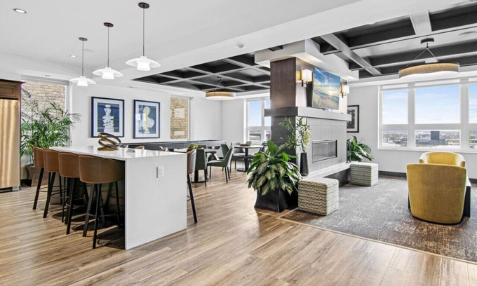 Core Apartment | Union Depot Studio - Gym, Pool Table, EV Charging