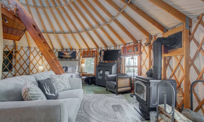 Bozeman RV Rental | Unique 2Bds/1Bath Yurt | Kitchen, Wifi, Views!