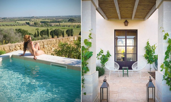 Campi Salentina House | Unique country home with beautiful vistas on orchards and vineyards