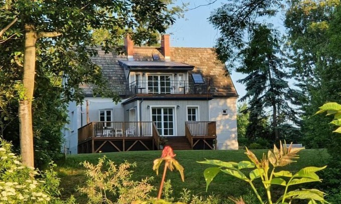 gmina Debowiec House | Unique house in Dębowiec with sauna and pond-view