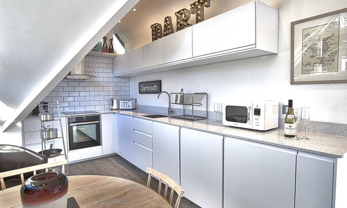 Dartmouth Apartment | Unique & stylish luxury apartment with fabulous views & parking. Sleeps 4