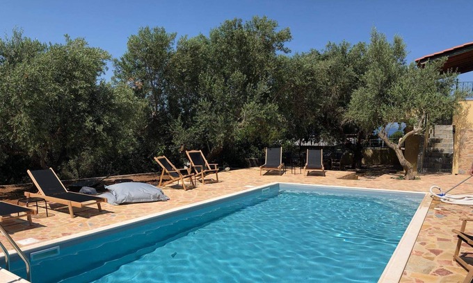 Xifias House | Unique Villa with large Garden and Private Pool with views of Monemvasia Castle