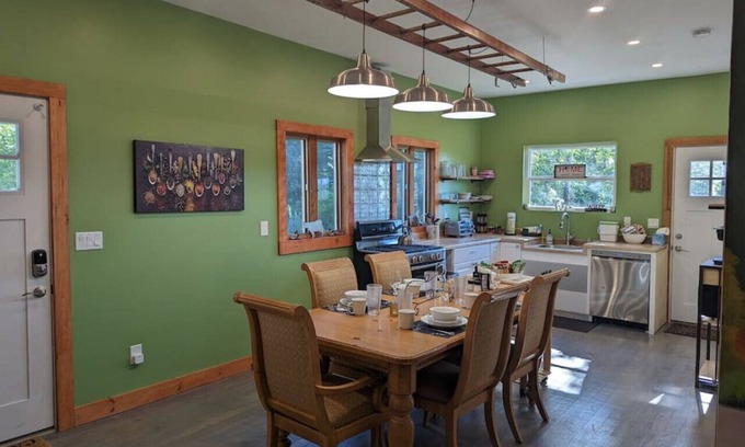 Hurleyville House | Universally Accessible Agrihood Farmhouse Hiking/Fireplace/Getaway