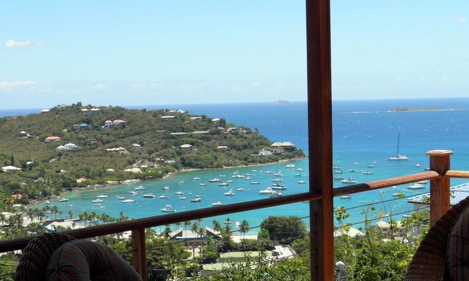 Estate Bethany House | "Up On The Rocks" SolVillasUSVI Near town, Panorama Views, Ideal for 2 couples.
